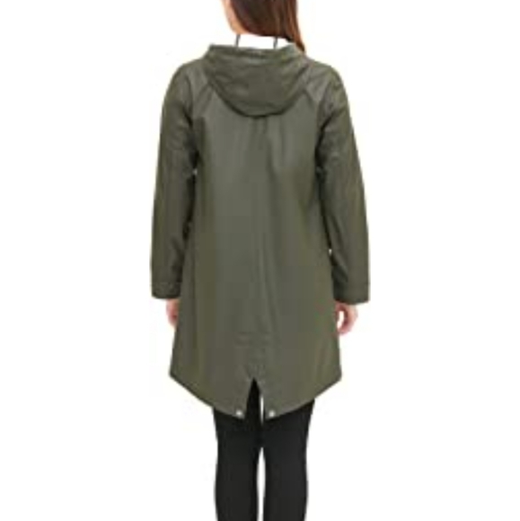 Levi's Rubberized Casual Rain Parka Jacket - Picture 2 of 2